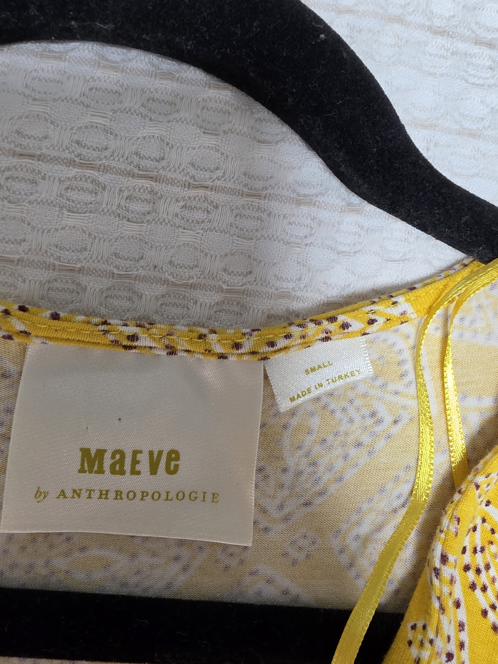 Anthropologie Yellow Printed Asymmetrical Maxi Dress - Picture 2 of 14